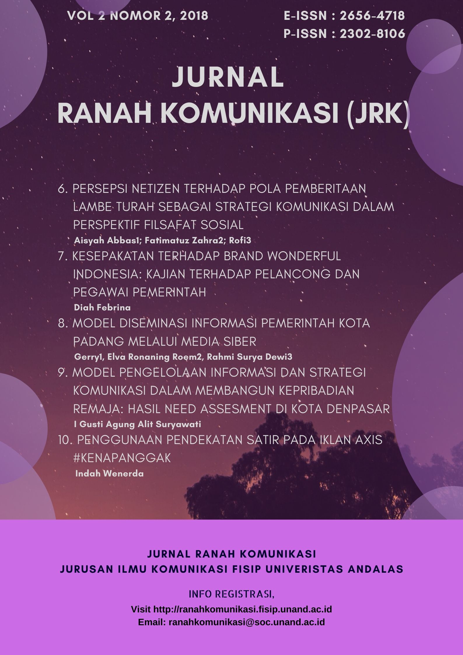 Archives Jurnal Ranah Komunikasi (JRK)